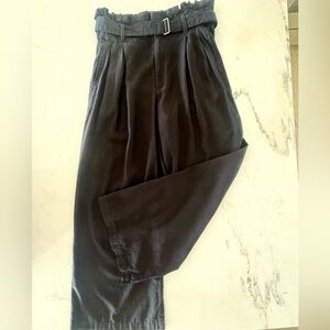 Banana Republic Linen blend wide leg pants.